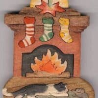 CH104C-BY THE HEARTH-CAT
