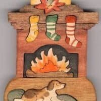 CH104D-BY THE HEARTH-DOG