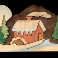 CH119-CHRISTMAS CABIN