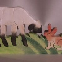 MM110-LAMB AND BUNNY