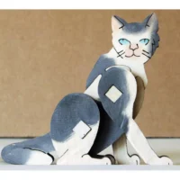 PEG-SITTING CAT